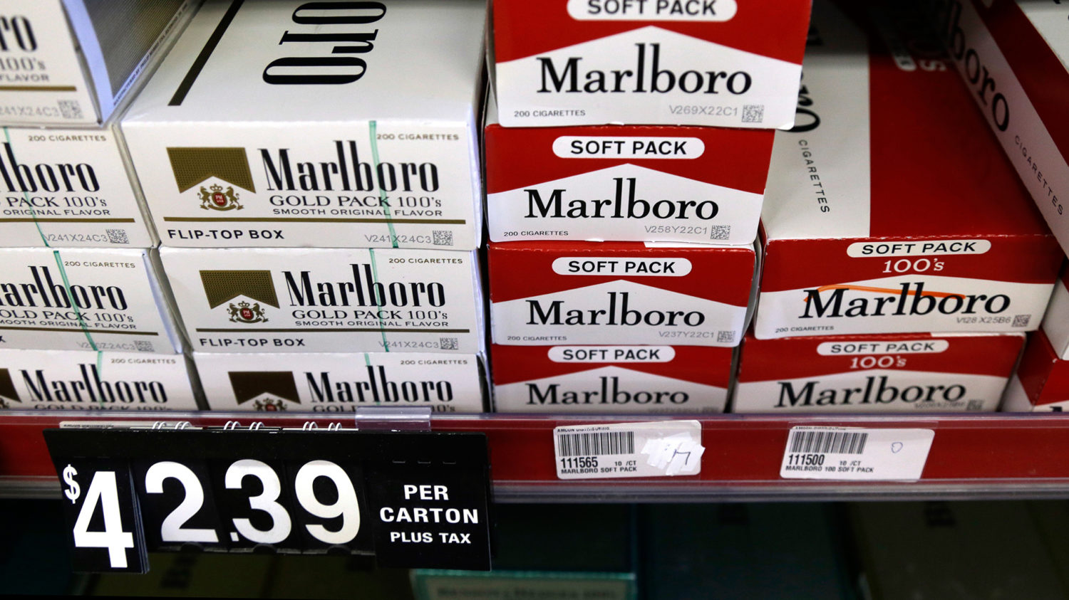 block of cigarettes Why Tobacco Companies Are Spending Millions To Boost A Cigarette Tax