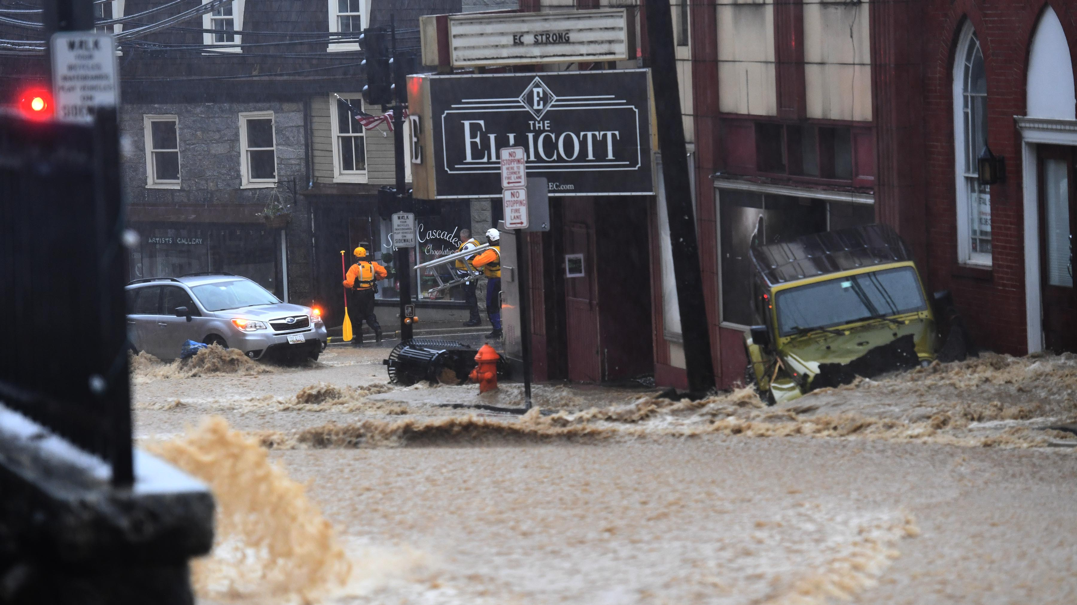 Flash Flood Tears Through Maryland Town For Second Time In Two Years WAMU