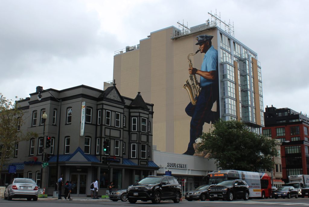 D.C.'s Newest And Tallest Mural Honors A Local Jazz Legend Who Was
