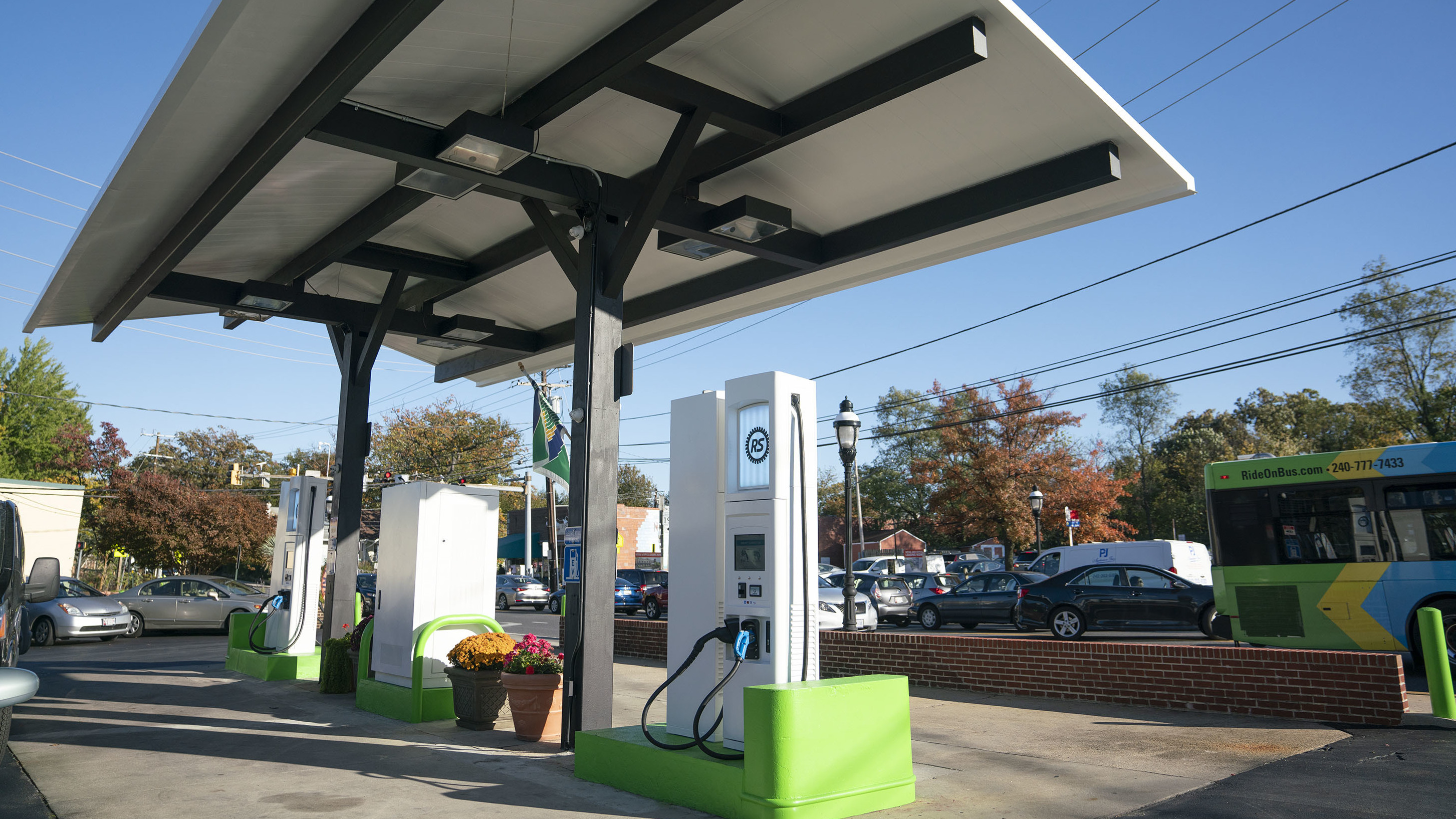 Gas Station Converts To Electric Charging Station And Speeds Ahead Of