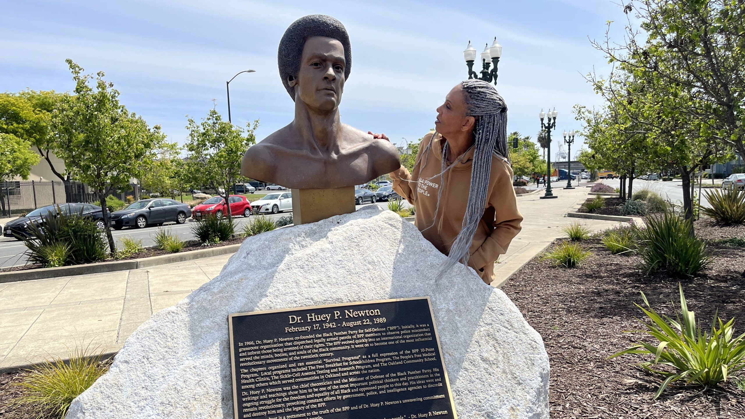 Fight Back Huey Newton Quote Adult Crewneck Sweatshirt - Walmart.com, image size:2560x1440