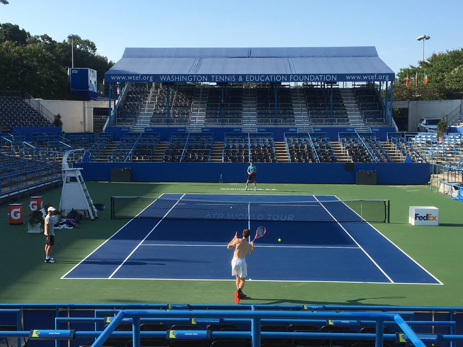 Upgrades for Rock Creek Tennis Center are in the works. Neighbors say they’ve had no input