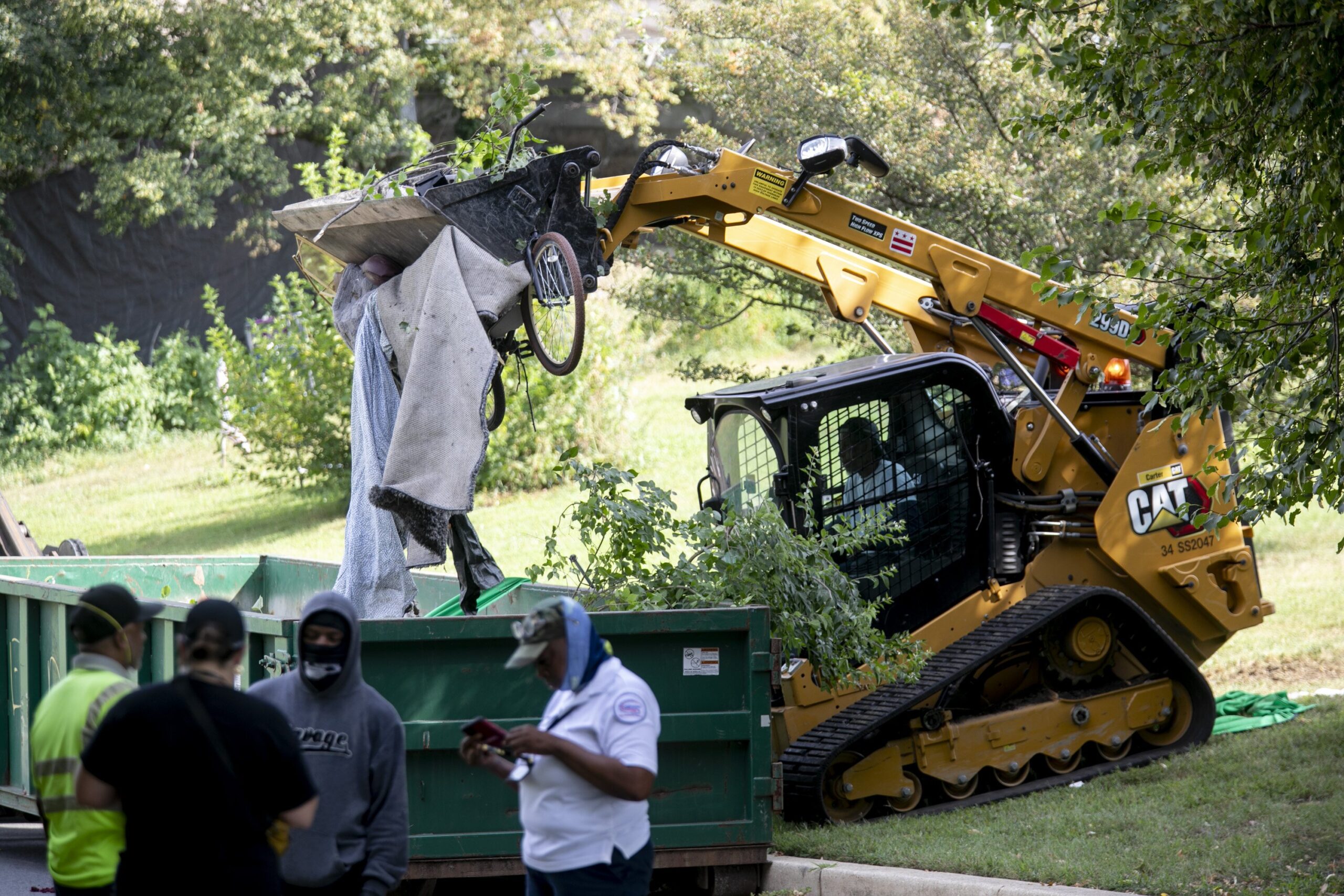Trump’s purge of Washington’s homeless encampments escalates