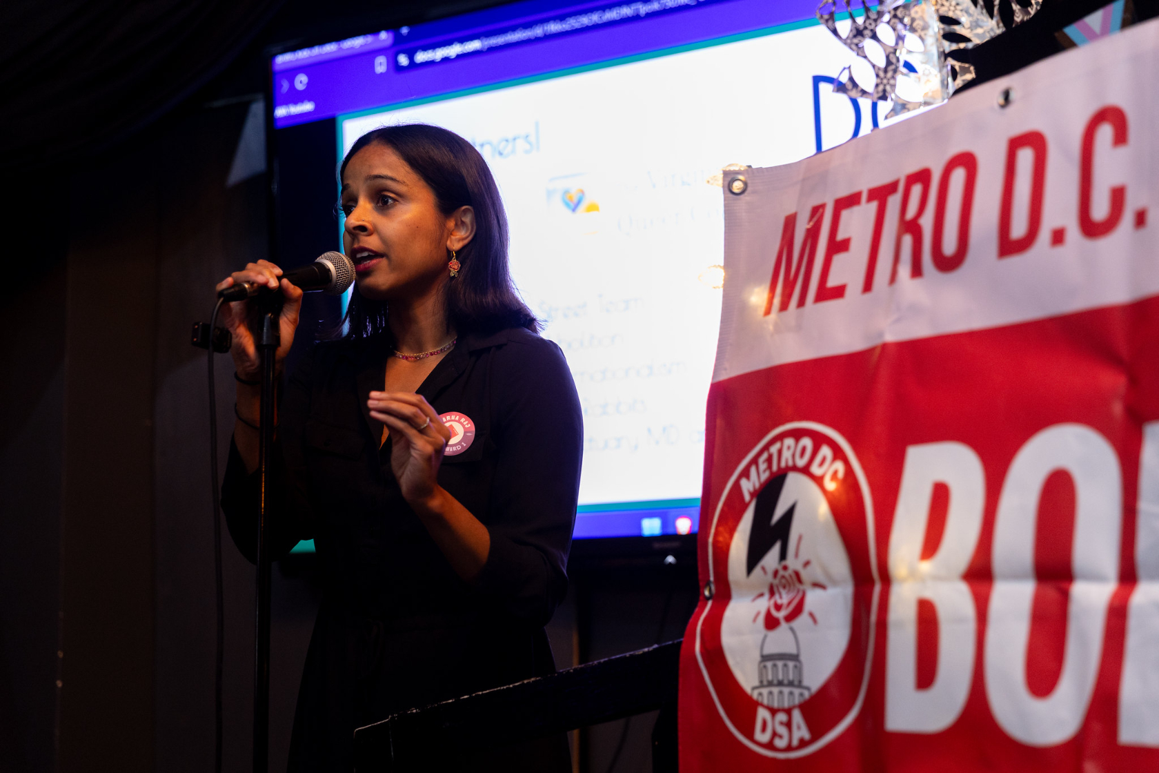A mailer highlighting a Ward 1 Council candidate's past criticisms of Biden is ratcheting up tensions