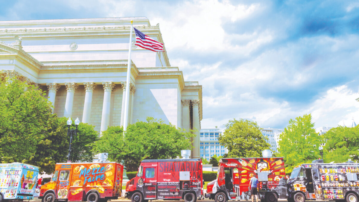 Some food trucks operating around the National Mall are licensed and aboveboard—but others are not.