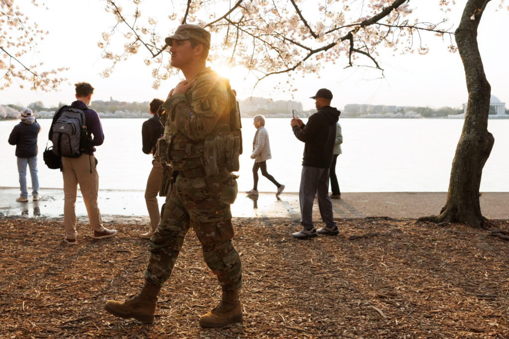 National Guard's D.C. deployment largely missing from crime data as 4,500 soldiers outnumber police; guard members cite 'authoritarian move' and 'bad taste'