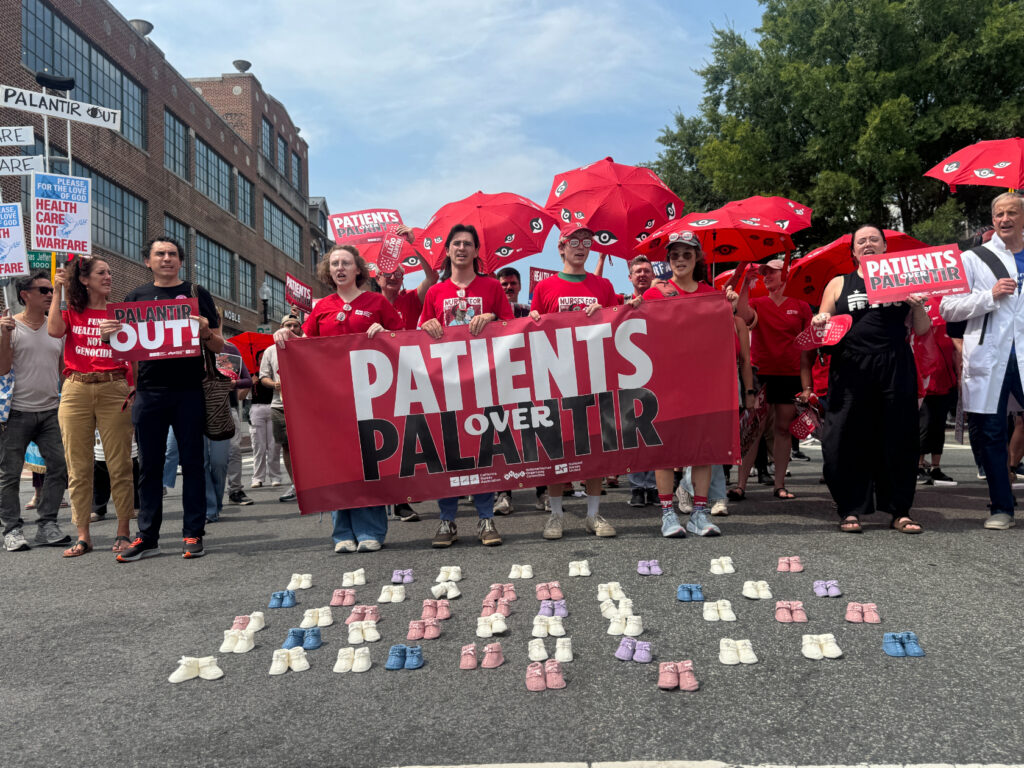 WAMU's Week Ahead: D.C. nurses protest Palantir, environmentalism and development in Montgomery County and go-go's 50th anniversary