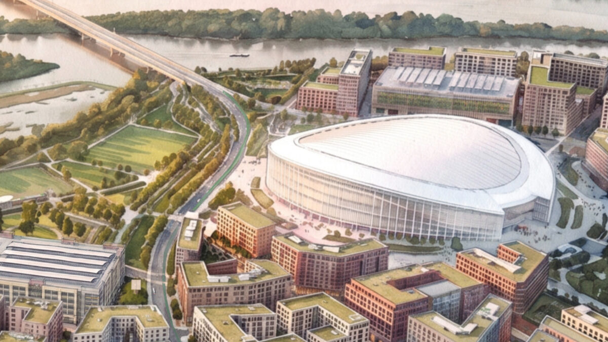 An image from the RFK Master plan from the D.C. Office of Planning.